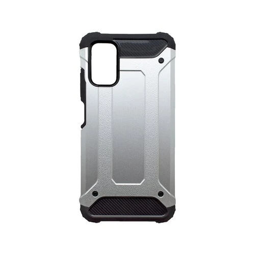 mobilNET plastové puzdro Xiaomi Redmi Note 10 5G, strieborné, Military