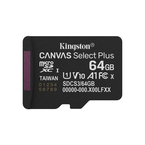 Kingston Canvas Select Plus/Micro SDXC/64GB/UHS-I U1 / Class 10