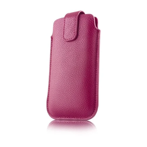 Koženkové púzdro SLIM UP Dakota XXXL pre Samsung Galaxy SIV i9500/i9505, purple
