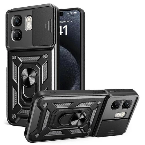Puzdro Defender Slide Infinix Smart 9/Hot 50i - čierne