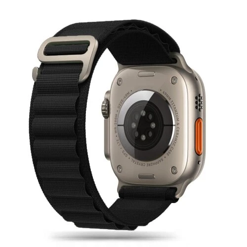 Remienok Tech-Protect Nylon Pro Apple Watch 8/9/10/11/SE/Ultra (44/45/46/49 mm) - čierny
