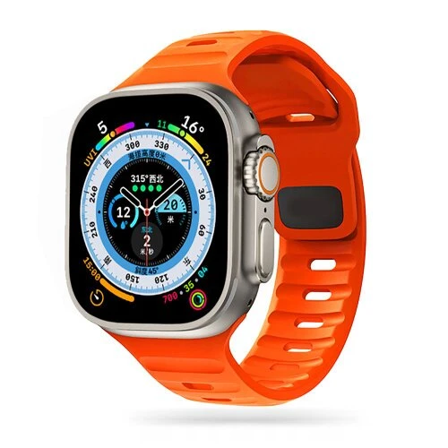 Remienok Tech-Protect Iconband Line Apple Watch 8/9/10/11/SE/Ultra (44/45/46/49 mm) - oranžový