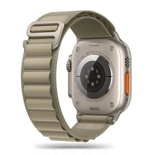 Remienok Tech-Protect Nylon Pro Apple Watch 8/9/10/11/SE/Ultra (44/45/46/49 mm) - titánovo-olivový