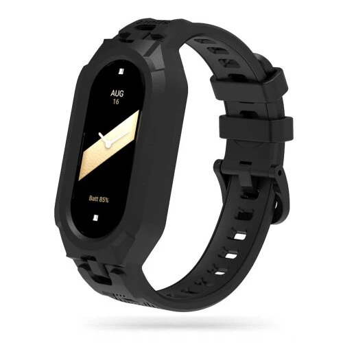 Remienok Tech-Protect Armour Xiaomi Smart Band 8/9/10/NFC - čierny