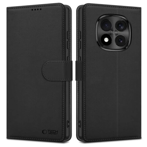 Puzdro Tech-Protect Book Xiaomi POCO M8 Pro/Redmi Note 15 Pro+ Plus 5G - matné čierne