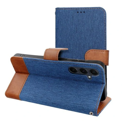 Puzdro Jeans Book Xiaomi Redmi 15C - modré