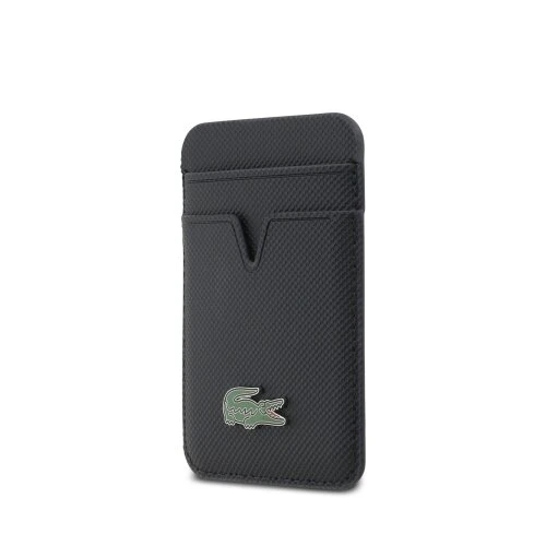 Lacoste PU Iconic Petit Pique MagSafe Peněženka Navy