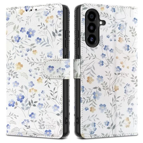 Puzdro Tech-Protect Book Galaxy A17 4G/5G/A26 5G - Jarné kvety