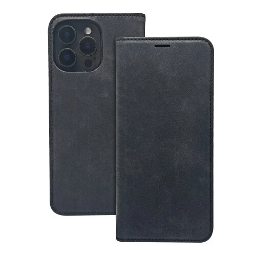 Puzdro Suede Book Honor 400 Lite - čierne