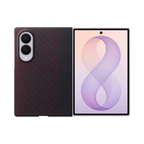 EF-KF971SRE Samsung Carbon Magnetický Kryt pro Galaxy Z Fold 8 Violet
