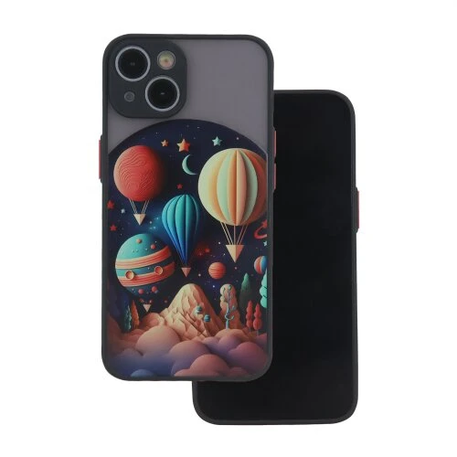 Puzdro Ultra Trendy TPU Xiaomi Redmi 13C/Poco C65, vzor krajinka 2 - čierne
