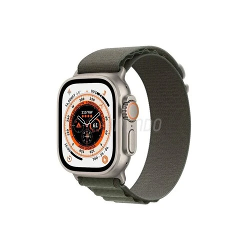 Apple Watch Ultra GPS + Cellular 49mm Titanium Case with Black/Gray Trail Loop - M/L - Trieda B