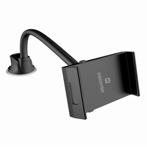 Držiak tabletu na palubnú dosku/čelné sklo Swissten S-GRIP T1-HK s dlhým ramenom Čierny