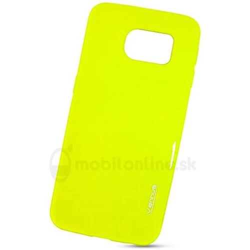 Puzdro Samsung Galaxy S6 Edge Vennus TPU Jelly Fluoresent, limetkové