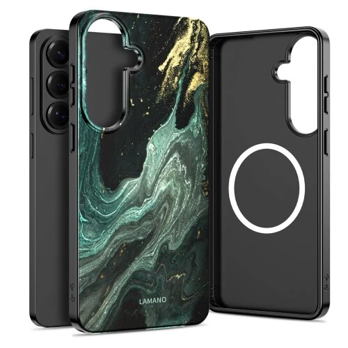Puzdro Tech-Protect Lamano Magsafe Galaxy S26 - verde aura