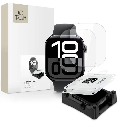 Hydrogélová fólia Tech-Protect Supreme Set Apple Watch 10/11 (42 mm), 2 ks