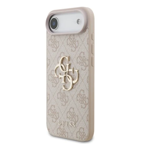 Guess PU 4G Metal Logo Zadní Kryt pro iPhone Air Pink