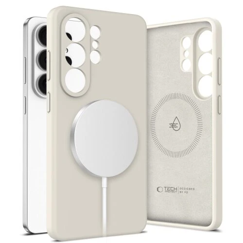 Puzdro Tech-Protect Silicone Magsafe Galaxy S26 Ultra - cosmic latte