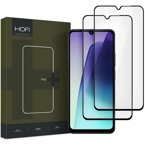 Ochranné sklo Hofi Xiaomi Redmi 14C/Poco C75, celotvárové - čierne