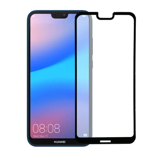 Ochranné sklo 5D Ceramic Huawei P20 Lite celotvárové - čierne