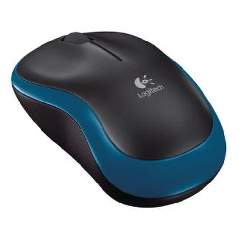 Logitech® M185 - 2.4GHZ - EER2, bezdrôtová myš - modrá
