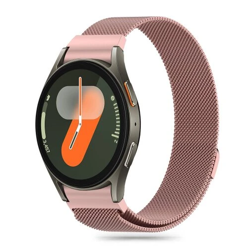 Remienok Tech-Protect Milaneseband Samsung Galaxy Watch 4/5/5 Pro/6/7/FE - ružovo-zlatý