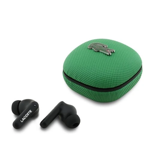 Lacoste Iconic Petit Pique TWS Bezdrátová Sluchátka Green