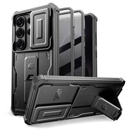 Puzdro Tech-Protect Kevlar Cam+ Galaxy S26 Ultra, 2 ks - čierne