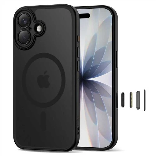 Puzdro Tech-Protect Magpeak Magsafe CC iPhone 17 - matné čierne