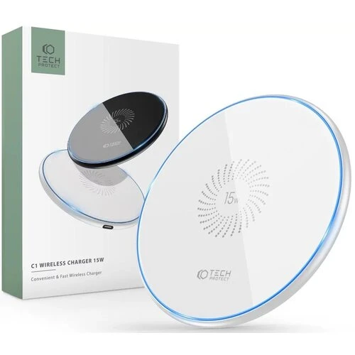 TECH-PROTECT QI15W-C1 WIRELESS CHARGER 15W WHITE