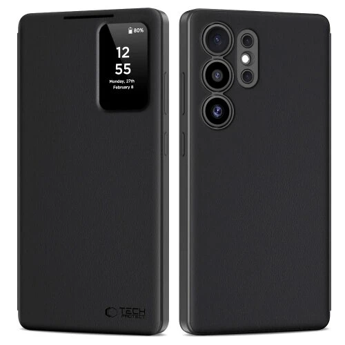 Puzdro Tech-Protect Smart Wallet Galaxy S25 Ultra - matné čierne