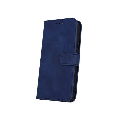 Puzdro Smart Velvet iPhone XR - tmavo-modré