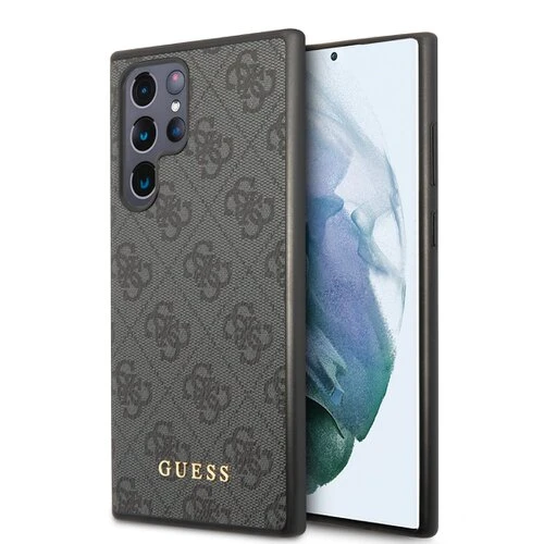 Guess 4G Zadní Kryt pro Samsung Galaxy S24 Ultra Black