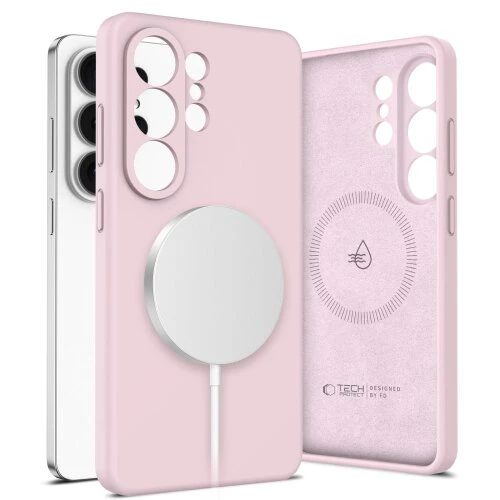 Puzdro Tech-Protect Silicone Magsafe Galaxy S26 Ultra - pink pearl