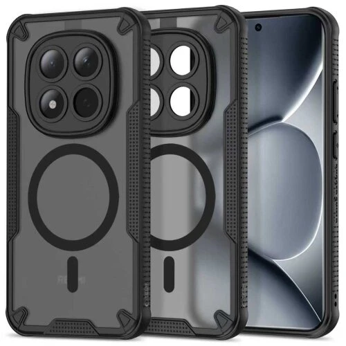 Puzdro Tech-Protect Rugged Shield Magsafe Xiaomi POCO M8 Pro/Redmi Note 15 Pro+ Plus 5G - matné čierne