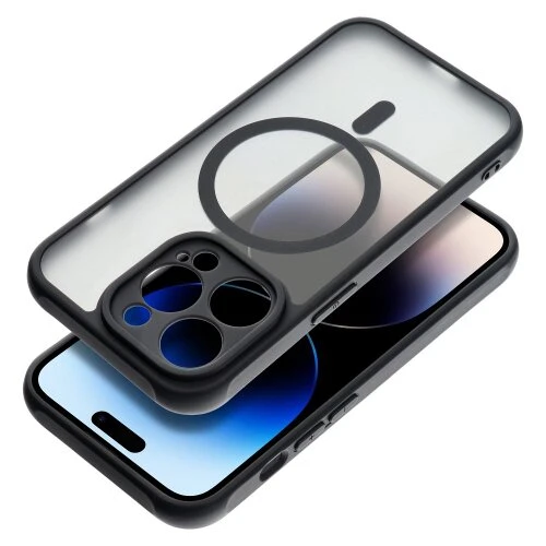 Puzdro Magsafe Matte Clear Samsung Galaxy A17 - čierne