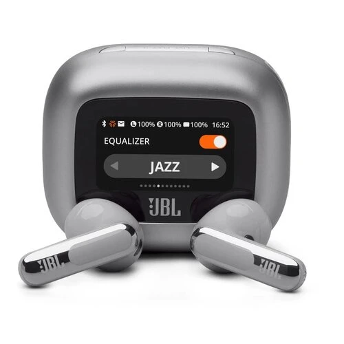 JBL Live Flex 3 strieborné