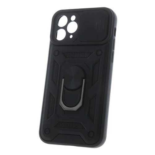 Puzdro Defender Slide iPhone 16 - čierne