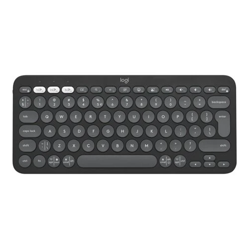 Logitech K380s Pebble Keys 2 - Bluetooth klávesnica - grafitová - US