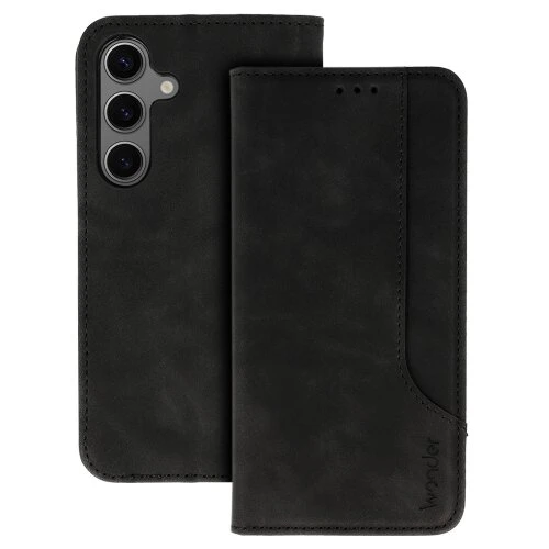 Puzdro Wonder Prime Book Xiaomi Redmi Note 13 4G - čierne
