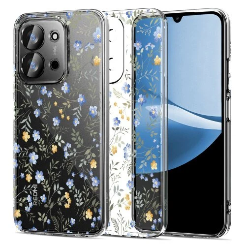 Puzdro Tech-Protect Flexair Xiaomi Redmi 15C 5G/POCO C85 5G - spring flowers