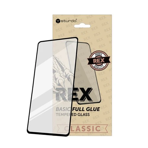 Ochranné sklo Sturdo Rex Classic Xiaomi Redmi Note 10/10s, celotvárové - čierne