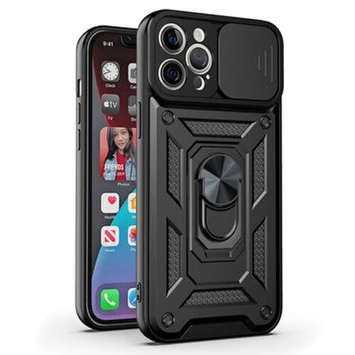 Puzdro Defender Slide Samsung Galaxy A14 4G/5G - čierne