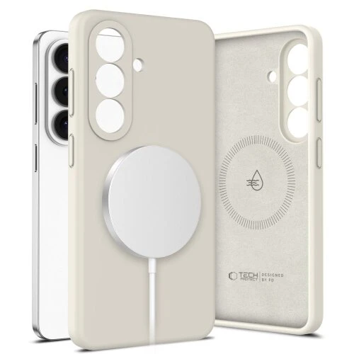 Puzdro Tech-Protect Silicone Magsafe Galaxy S26+ Plus - cosmic latte