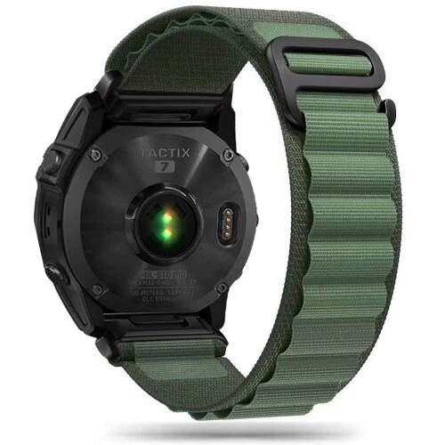 Remienok Tech-Protect Nylon Pro Garmin Fenix 5/6/6 Pro/7/8/8 Pro (47 mm)/E - military green
