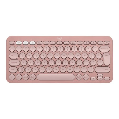 Logitech K380s Pebble Keys 2 - Bluetooth klávesnica - ružová - US