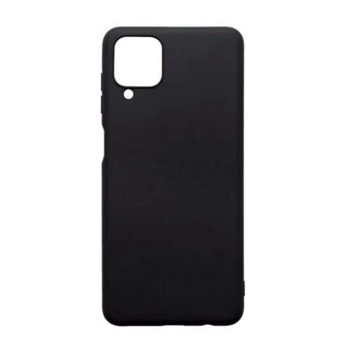 Puzdro Matt TPU Samsung Galaxy A12, gumené - čierne