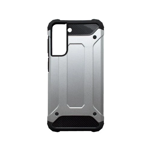 Samsung Galaxy S21 5G plastové puzdro, strieborná Military