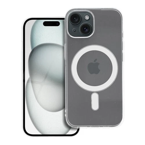 Puzdro Magsafe Cover iPhone 15, 2mm - transparentné