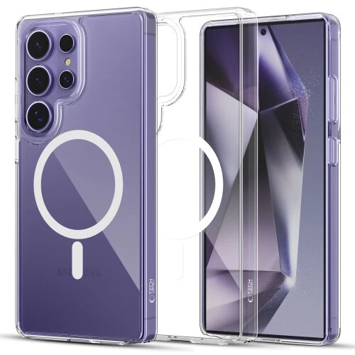 Puzdro Tech-Protect Flexair Hybrid Magsafe Galaxy S25 Ultra - transparentné